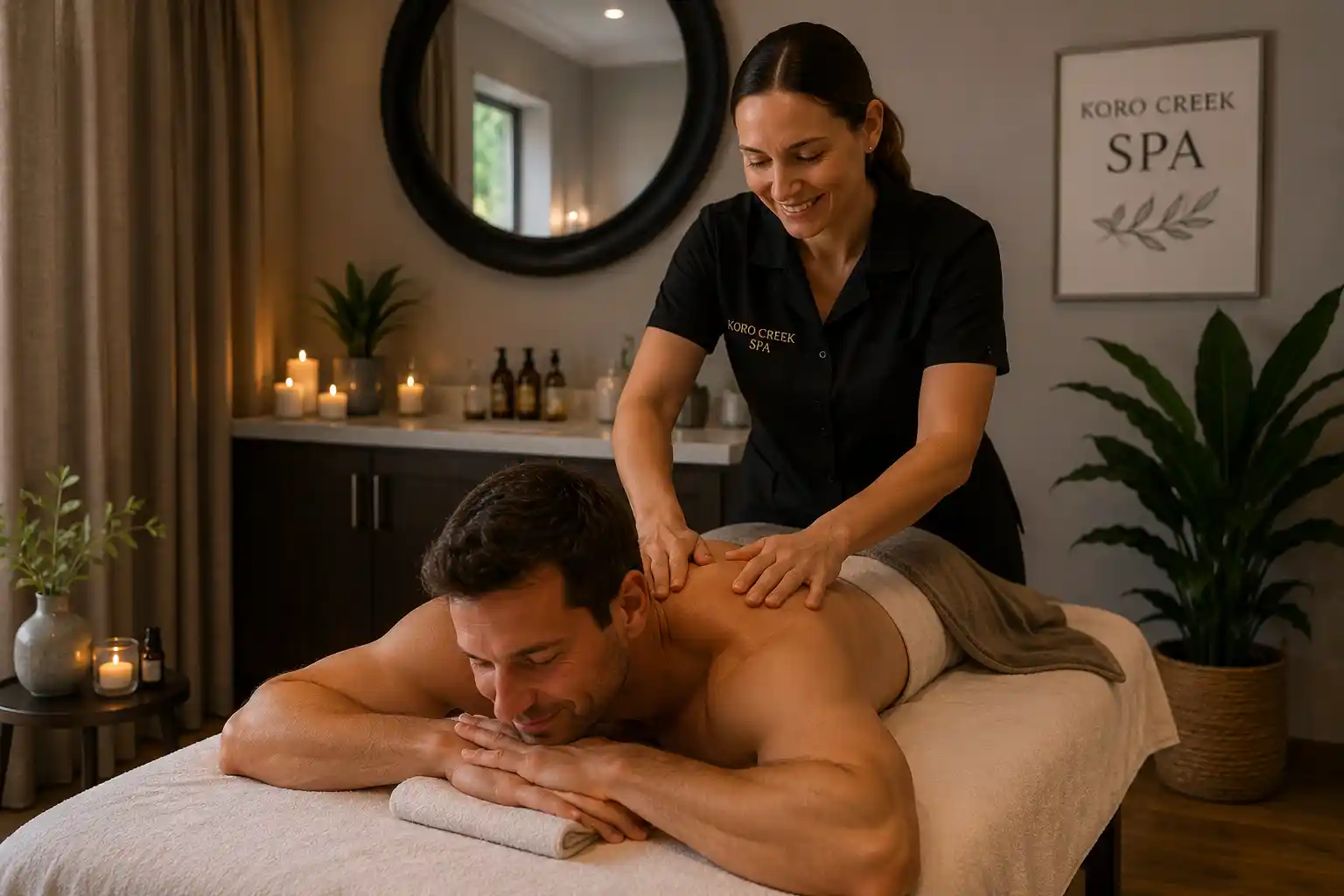 Couples spa relaxation near Bokmakierie Place for a romantic weekend in Limpopo