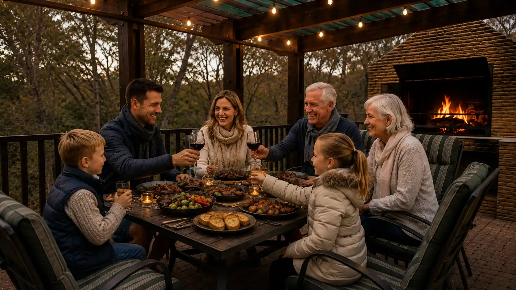 Romantic bushveld braai evening during a winter getaway in Limpopo