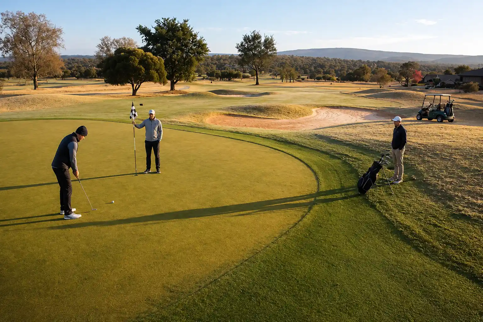 Winter golf weekend at Koro Creek Golf Estate near Bokmakierie Place
